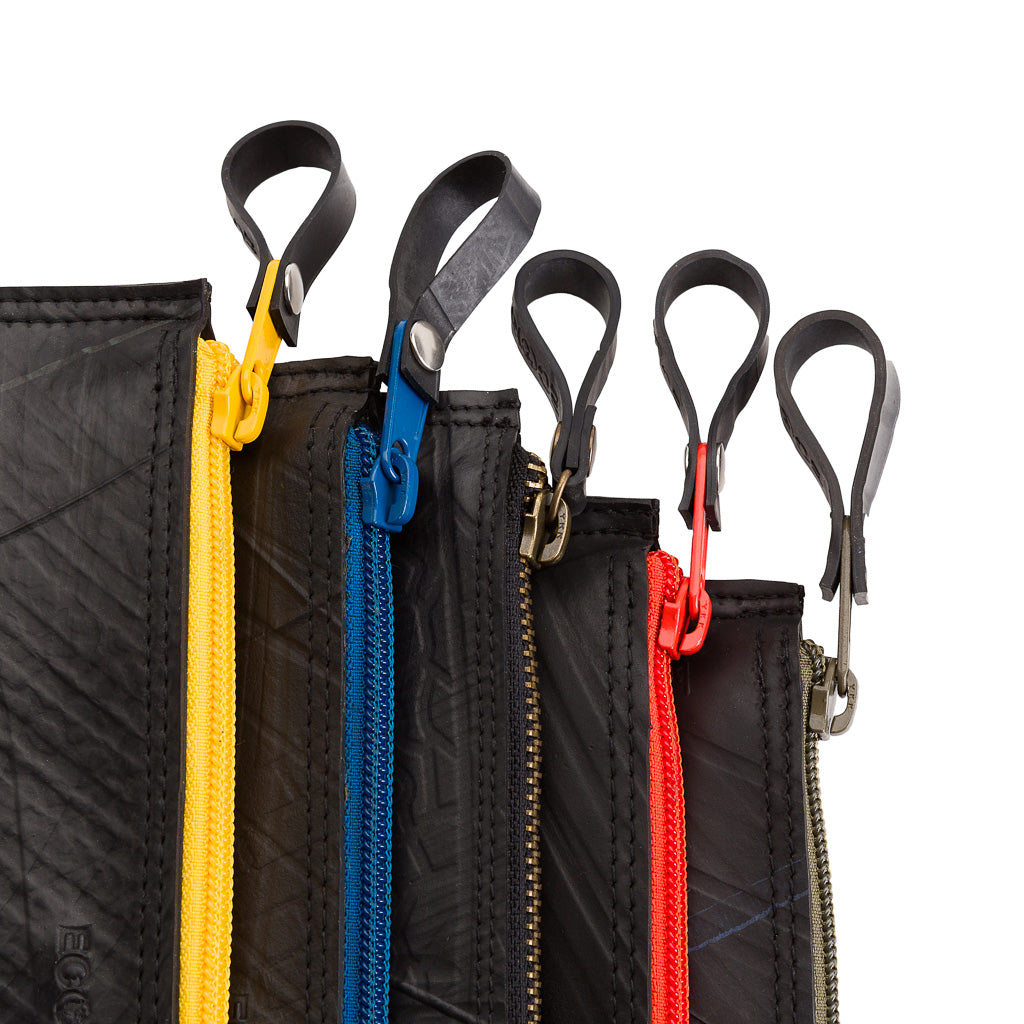 Lewis Essential Medium Flat Vegan Pouch by Paguro Upcycle